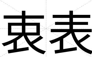 衷表
