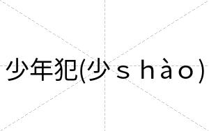 少年犯(少ｓｈàｏ)