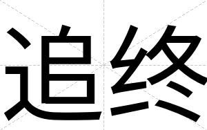 追终