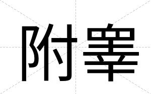 附睾
