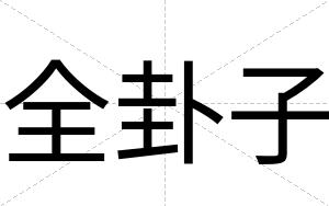 全卦子