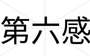 第六感