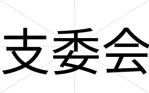 支委会