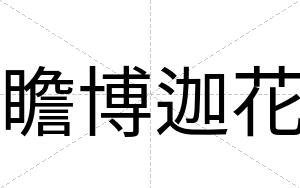 瞻博迦花