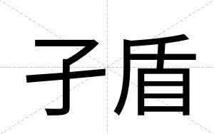 孑盾