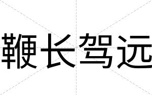 鞭长驾远