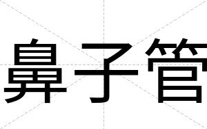 鼻子管
