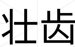 壮齿