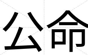 公命