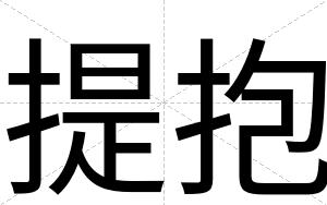 提抱