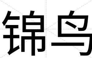 锦鸟